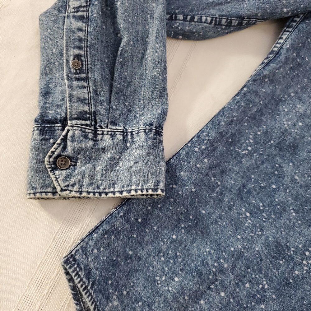 Calvin Klein Jeans Buttons Up 100% Cotton Shirt Size XL - Picture 5 of 8